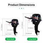 20LE-s csónakmotor kézikaros, berántós