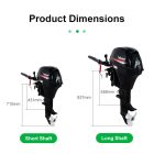 10LE-s csónakmotor kézikaros, berántós