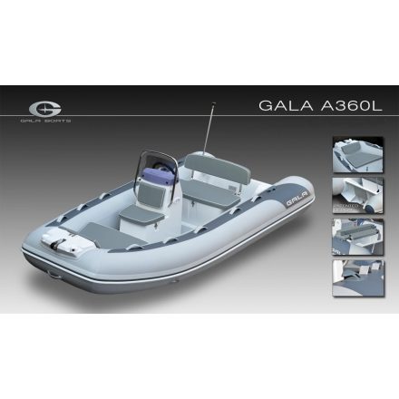 Gala A-360L RIB felfújható hajó