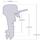 Mitek elektromos csonakmotor 15Le hosszú trieb