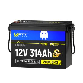 WattCycle 12V314AH 200A Mini Bluetooth Super